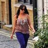 **Exclusive**
Natalie Cassidy
takes a morning stroll to her local newsagents to pick up some essentials and the mornings papers, after her debut performance on last night's 'Strictly Come Dancing'.
London, England - 19.09.09
Mandatory/IANS-WENN