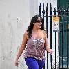 **Exclusive**
Natalie Cassidy
takes a morning stroll to her local newsagents to pick up some essentials and the mornings papers, after her debut performance on last night's 'Strictly Come Dancing'.
London, England - 19.09.09
Mandatory/IANS-WENN