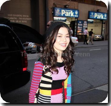 Miranda Cosgrovearriving at her hotel in ManhattanNew York City.