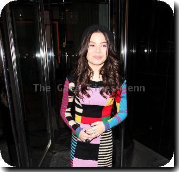 Miranda Cosgrovearriving at her hotel in ManhattanNew York City.