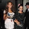 Alesha Dixon seen enjoying herself on a birthday night out with friends in the west end. London.