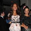 Alesha Dixon seen enjoying herself on a birthday night out with friends in the west end. London.