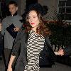 Anna Friel
leaves the Theatre Royal Haymarket. Anna Friel
leaves the Theatre Royal Haymarket.