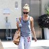 Ashley Tisdale arrives to a West Hollywood gym Los Angeles.