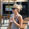 Ashley Tisdale arrives to a West Hollywood gym Los Angeles.