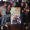 Lee Hutton, Morgan Deane, Michele McGrath, Donal Skehan (Industry) Barretstown children's charity brings Carnival to Ballsbridge to launch 'Buy A Bandana' Campagn 2009 at Thomas Prior Hall Dublin.