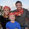 Lee Hutton, Morgan Deane, Michele McGrath, Donal Skehan (Industry) Barretstown children's charity brings Carnival to Ballsbridge to launch 'Buy A Bandana' Campagn 2009 at Thomas Prior Hall Dublin.