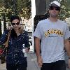 ***Exclusive***Brody Jenner and Jayde Nicole leaving Cafe Primo on Sunset Boulevard. Jenner is wearing a t-shirt which reads: 'Late Show with David Letterman' Los Angeles.