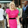 Katy Perry 
outside Bryant Park Hotel during the Mercedes-Benz IMG New York Fashion Week Spring/Summer 2010.