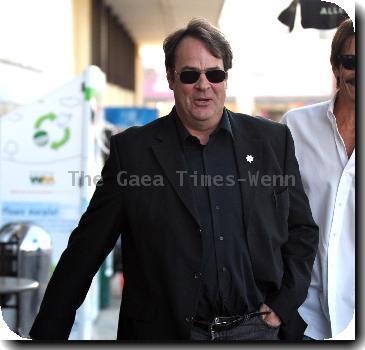 Dan Aykroyd seen out shopping at Whole foods in Hollywood.Los Angeles.