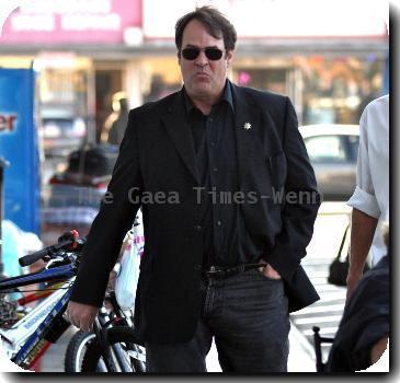 Dan Aykroyd seen out shopping at Whole foods in Hollywood.Los Angeles.