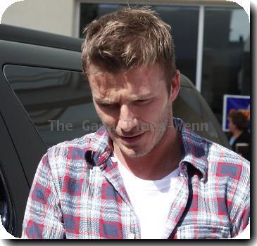 David Beckham at the Children’s Hospital in Orange. Los Angeles, California. 15.09.0 9 Mandatory Credit:  IANS-WENN