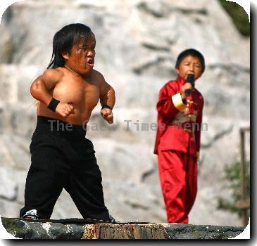 Mini-Land
Little performers entertain visitors to Dwarf Kingdom, a Chinese theme park and tourist attraction in Kunming, China.
Actors dress up to recreate wedding scenes, song and dance routines, and action adventures.
All the little residents of Dwarf Kingdom live inside the village, in houses shaped like trees or mushrooms.
Residents must be under 4 feet 3 inches tall, and they even run their own police and fire services - all funded by the fees paid by curious visitors.
**Not Available for Publication in China. Available for publication in the Rest of the World**
Credit IANS-WENN Mini-Land
Little performers entertain visitors to Dwarf Kingdom, a Chinese theme park and tourist attraction in Kunming, China.
Actors dress up to recreate wedding scenes, song and dance routines, and action adventures.
All the little residents of Dwarf Kingdom live inside the village, in houses shaped like trees or mushrooms.
Residents must be under 4 feet 3 inches tall, and they even run their own police and fire services - all funded by the fees paid by curious visitors.
**Not Available for Publication in China. Available for publication in the Rest of the World**
Credit IANS-WENN