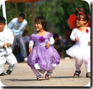 Mini-Land
Little performers entertain visitors to Dwarf Kingdom, a Chinese theme park and tourist attraction in Kunming, China.
Actors dress up to recreate wedding scenes, song and dance routines, and action adventures.
All the little residents of Dwarf Kingdom live inside the village, in houses shaped like trees or mushrooms.
Residents must be under 4 feet 3 inches tall, and they even run their own police and fire services - all funded by the fees paid by curious visitors.
**Not Available for Publication in China. Available for publication in the Rest of the World**
Credit IANS-WENN Mini-Land
Little performers entertain visitors to Dwarf Kingdom, a Chinese theme park and tourist attraction in Kunming, China.
Actors dress up to recreate wedding scenes, song and dance routines, and action adventures.
All the little residents of Dwarf Kingdom live inside the village, in houses shaped like trees or mushrooms.
Residents must be under 4 feet 3 inches tall, and they even run their own police and fire services - all funded by the fees paid by curious visitors.
**Not Available for Publication in China. Available for publication in the Rest of the World**
Credit IANS-WENN