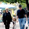 **Exclusive**
Deborra-Lee Furness, Ava Eliot Jackman and Hugh Jackman
Hugh Jackman enjoys a day at a farmers market in the West Village while out with his wife and daughter.