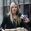 Fearne Cotton
handing out coffee to members of the public outside the BBC Radio 1 studios as part of her show.