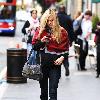 Fearne Cotton arriving at the BBC Radio1 studios London.