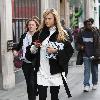 Fearne Cotton arriving at the BBC Radio1 studios London.