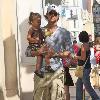 Gabriel Aubry and daughter Nahla Ariela Aubry leaving Pottery Barn Kids in Hollywood Los Angeles.