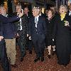 U.S. Secretary of State Hillary Clinton walks along Grafton Street with the Pittsburgh Steelers owner and the new U.S. ambassador to Ireland, Dan Rooney. They stopped at Bewleys Coffee Shop before heading into McDaid's Pub for a drink..