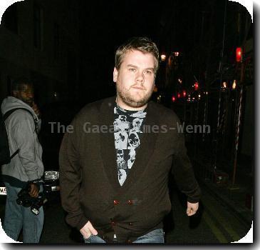 James Corden leaving 24 nightclub in central London London, UK - 10.10.09 Credit Mandatory: IANS-WENN