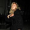 Jocelyn Wildenstein arriving at the 'Le Cirque' restaurant with her boyfriend. New York City.