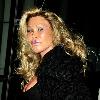 Jocelyn Wildenstein arriving at the 'Le Cirque' restaurant with her boyfriend. New York City.