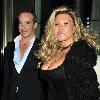 Jocelyn Wildenstein arriving at the 'Le Cirque' restaurant with her boyfriend. New York City.