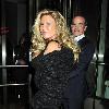Jocelyn Wildenstein arriving at the 'Le Cirque' restaurant with her boyfriend. New York City.