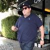 **Exclusive**Jonah Hill leaves Al Gelato cafe on Robertson Boulevard after eating lunch. Los Angeles.