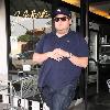 **Exclusive**Jonah Hill leaves Al Gelato cafe on Robertson Boulevard after eating lunch. Los Angeles.