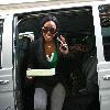 Kelly Rowland arrives at her hotel.