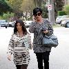 Kourtney Kardashian 
leaving a baby store with her mother in West Hollywood while filming their reality show 'Keeping Up with the Kardashians'.