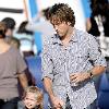 Larry Birkhead and daughter Dannielynn visits Mr. Bones Pumpkin Patch in West Hollywood Los Angeles.