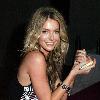 Jennifer Hawkins signs autographs during a Lovable Live Fashion Shoot at Luxe Studios Sydney.