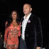 Melanie Brown and her husband Stephen Belafonte arriving back at their hotel. Upon arrival Belafonte boasted to snappers about the size of his manhood, which had Mel in fits of laughter! London.