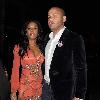 Melanie Brown and her husband Stephen Belafonte arriving back at their hotel. Upon arrival Belafonte boasted to snappers about the size of his manhood, which had Mel in fits of laughter! London.