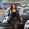 Natalie Cassidy makes her way to dance rehearsals London.