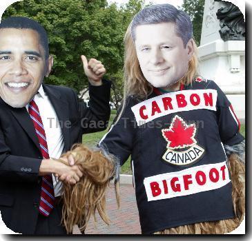 Prime Minister of Canada Stephen Harper and President Barack Obama President Barack Obama meets with PM of Canada Stephen Harper in the Oval Office of the White House Washington DC.