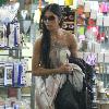 Pussycat Doll Nicole Scherzinger goes shopping for candles in Hollywood. Los Angeles, California.