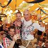 Director Marco Kreuzpaintner and director Roland Emmerich 
at the Oktoberfest 2009 at the Alm Rosl tent..