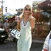 Paris Hilton attended her singing class in Hollywood and than she went and grabbed a coffee at Coffee Bean in Beverly Hills while chatting on her Blackberry cellphoneLos Angeles.