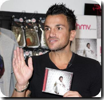 Peter Andre promotes and signs copies of his new album 'Revelation' at HMV Milton Keynes.