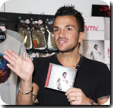 Peter Andre promotes and signs copies of his new album 'Revelation' at HMV Milton Keynes.