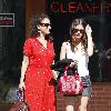 Janice Stango and Rachel Bilson leaving La Scala Restaurant in Beverly Hills after having lunch with her mother Los Angeles.