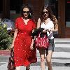 Janice Stango and Rachel Bilson leaving La Scala Restaurant in Beverly Hills after having lunch with her mother Los Angeles.