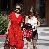 Janice Stango and Rachel Bilson leaving La Scala Restaurant in Beverly Hills after having lunch with her mother Los Angeles.