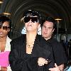 Rihanna arrives at LAX airport to catch a flight Los Angeles.