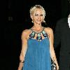 Sarah Harding leaves 24 nightclub London, England - 10.10.09 Credit Mandatory: IANS-WENN