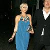 Sarah Harding leaves 24 nightclub London, England - 10.10.09 Credit Mandatory: IANS-WENN